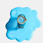 Women Quartz Blue Dial Analog Watch ES5415
