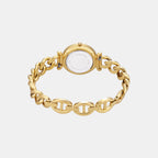 Women Quartz Mother Of Pearl Dial Analog Stainless Steel Watch ES5416