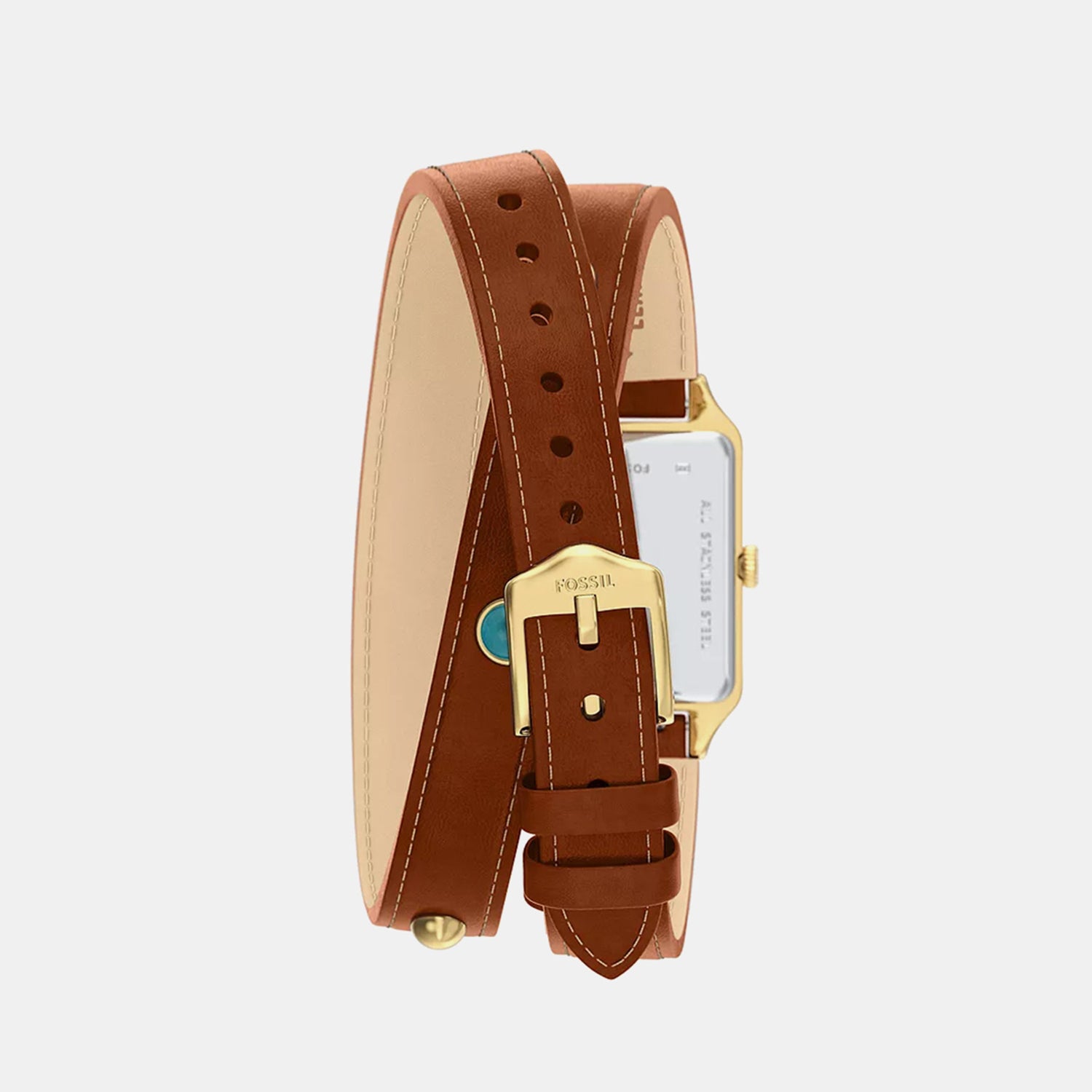 Raquel Women Quartz Silver Dial Analog Leather Watch ES5418