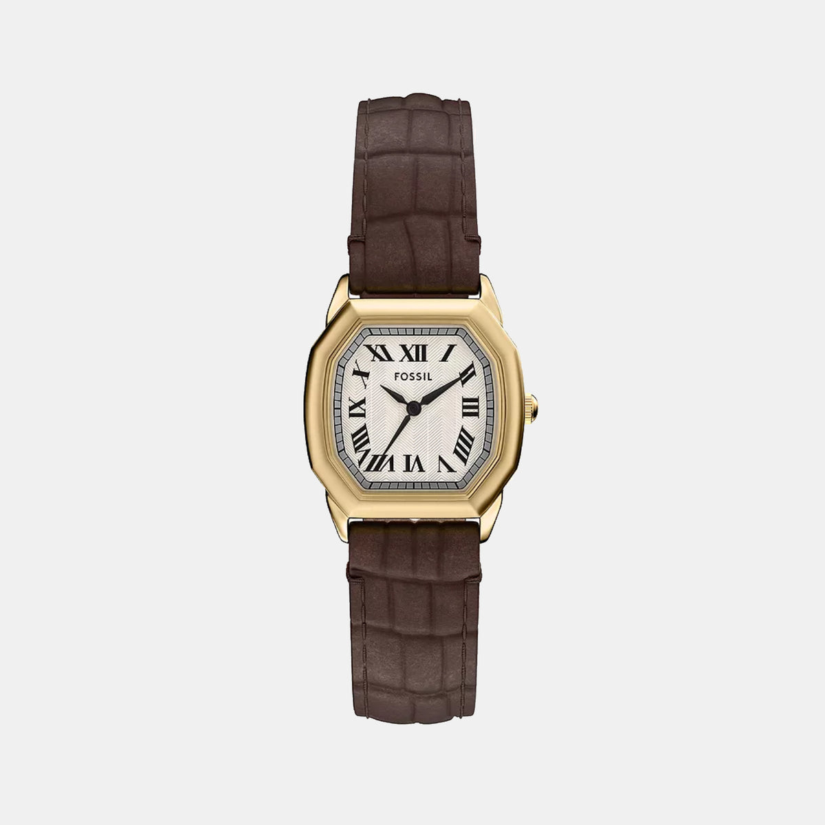 Harlow Women Quartz Cream Dial Analog Leather Watch ES5426