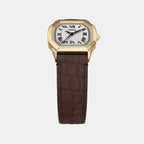 Harlow Women Quartz Cream Dial Analog Leather Watch ES5426