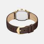 Harlow Women Quartz Cream Dial Analog Leather Watch ES5426