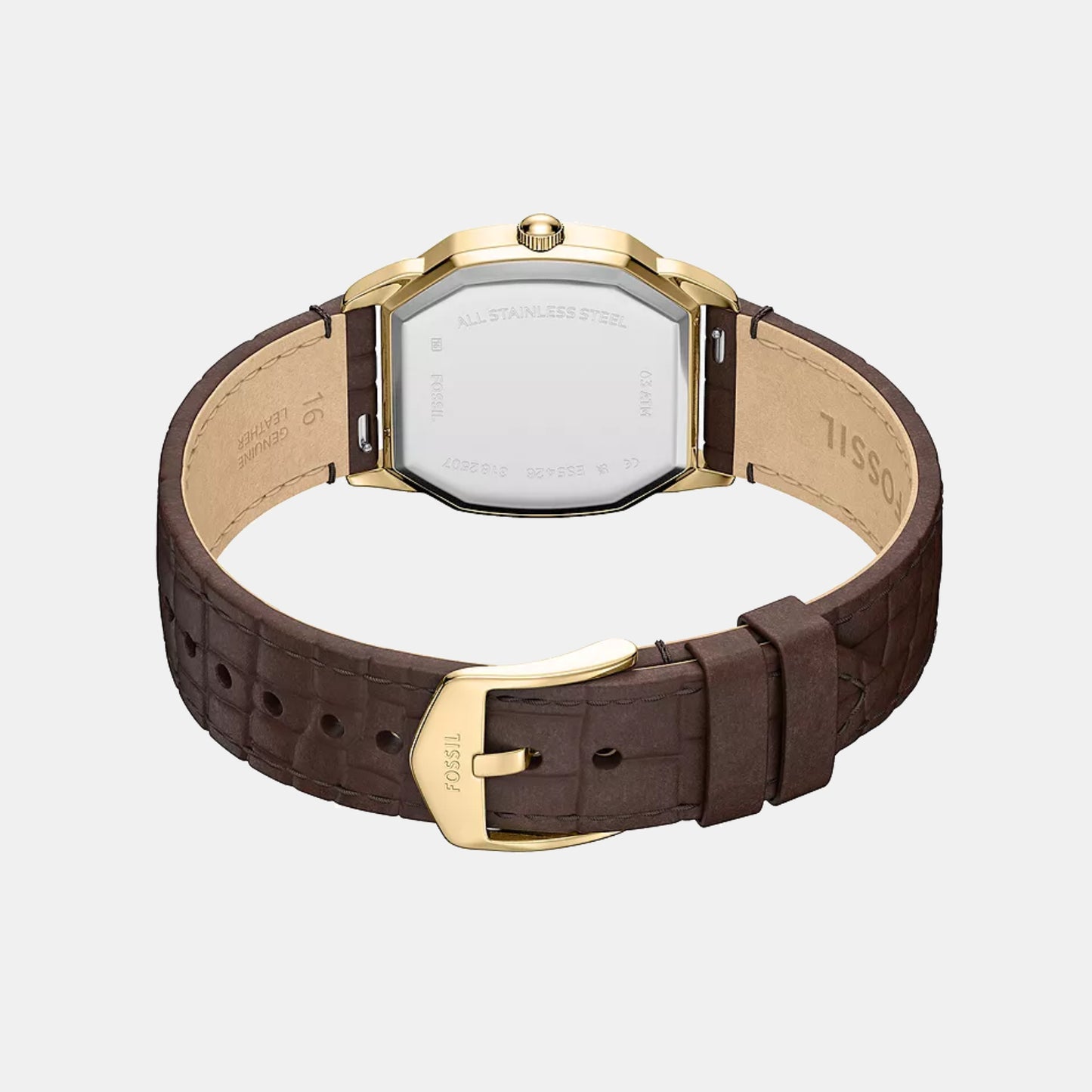 Harlow Women Quartz Cream Dial Analog Leather Watch ES5426