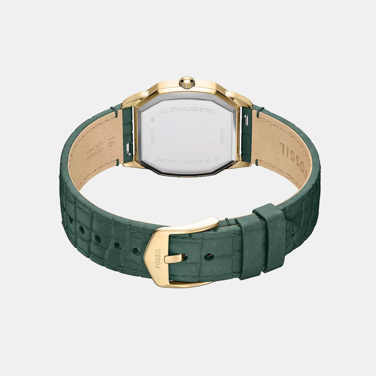 Harlow Women Quartz Cream Dial Analog Leather Watch ES5427