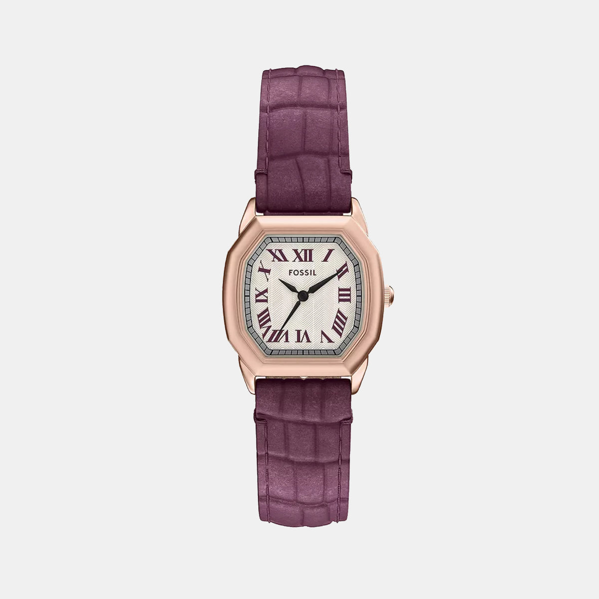 Harlow Women Quartz Cream Dial Analog Leather Watch ES5428