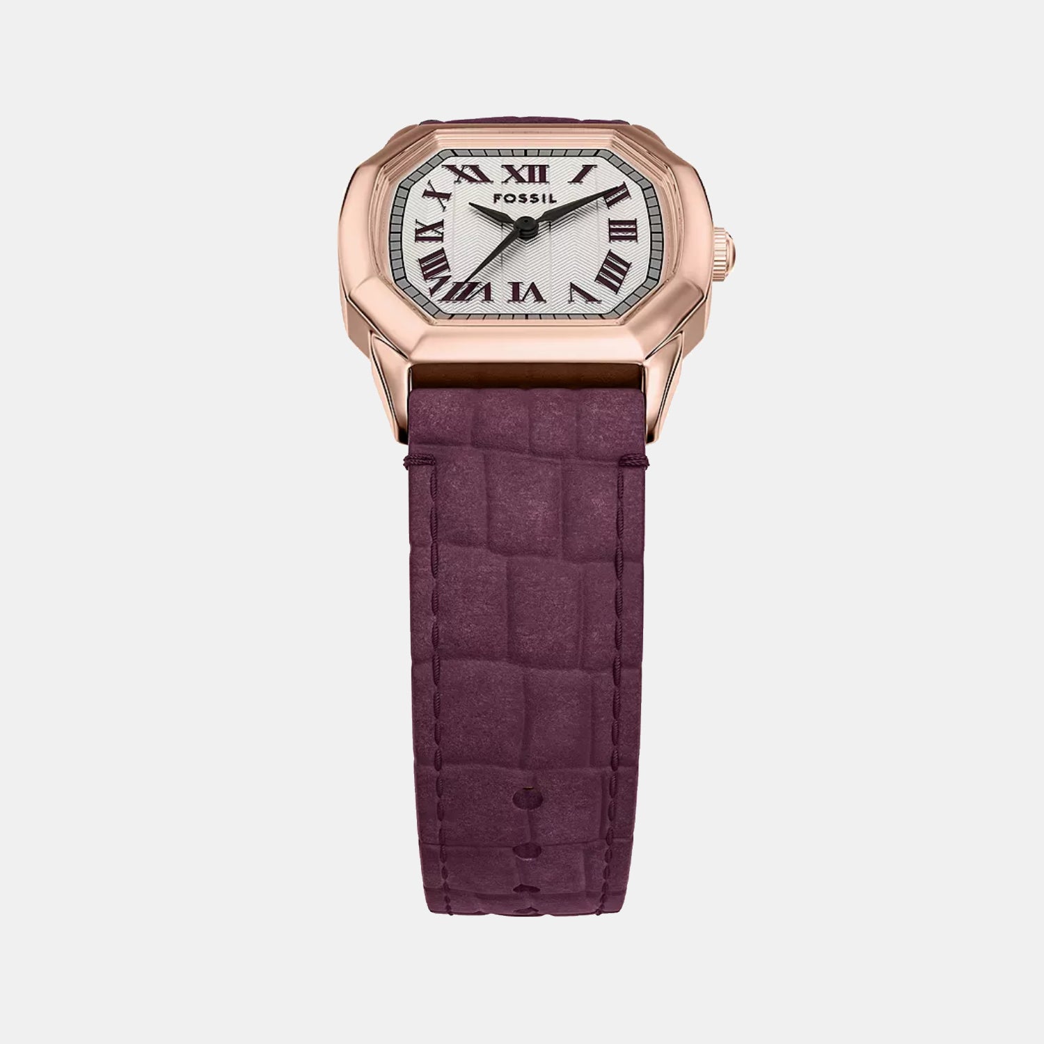 Harlow Women Quartz Cream Dial Analog Leather Watch ES5428