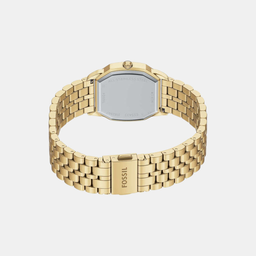 Harlow Women Quartz Black Dial Analog Stainless Steel Watch ES5433