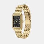 Raquel Women Quartz Black Dial Analog Stainless Steel Watch ES5434