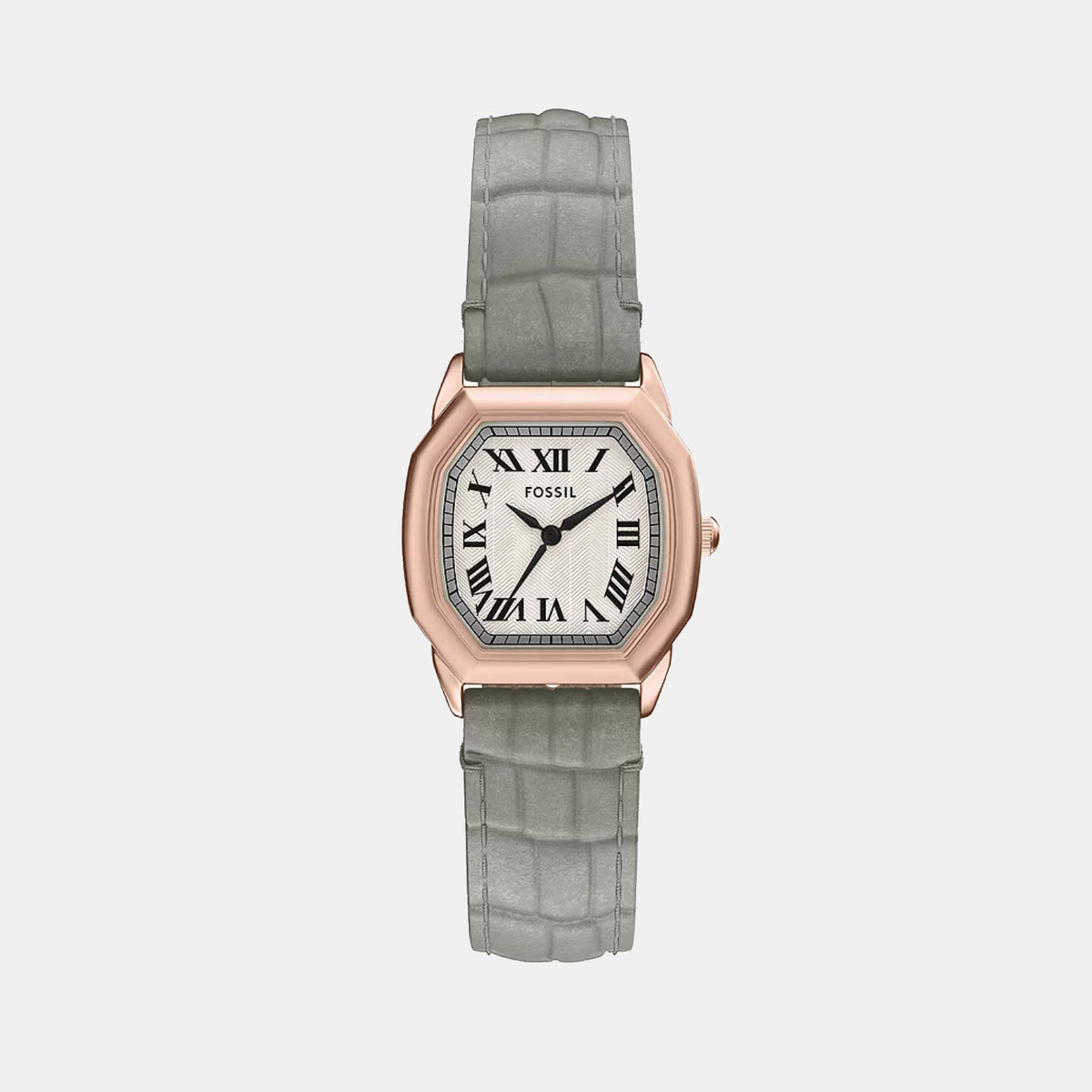 Harlow Women Quartz Cream Dial Analog Leather Watch ES5435