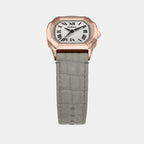 Harlow Women Quartz Cream Dial Analog Leather Watch ES5435