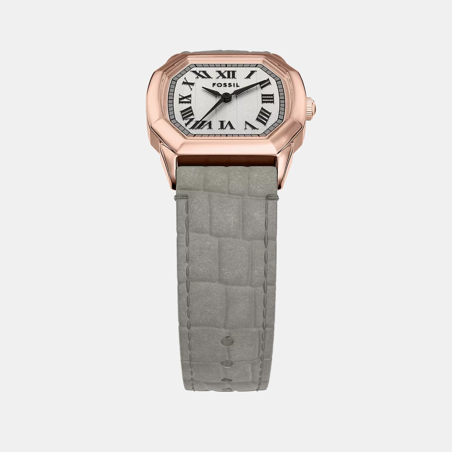 Harlow Women Quartz Cream Dial Analog Leather Watch ES5435