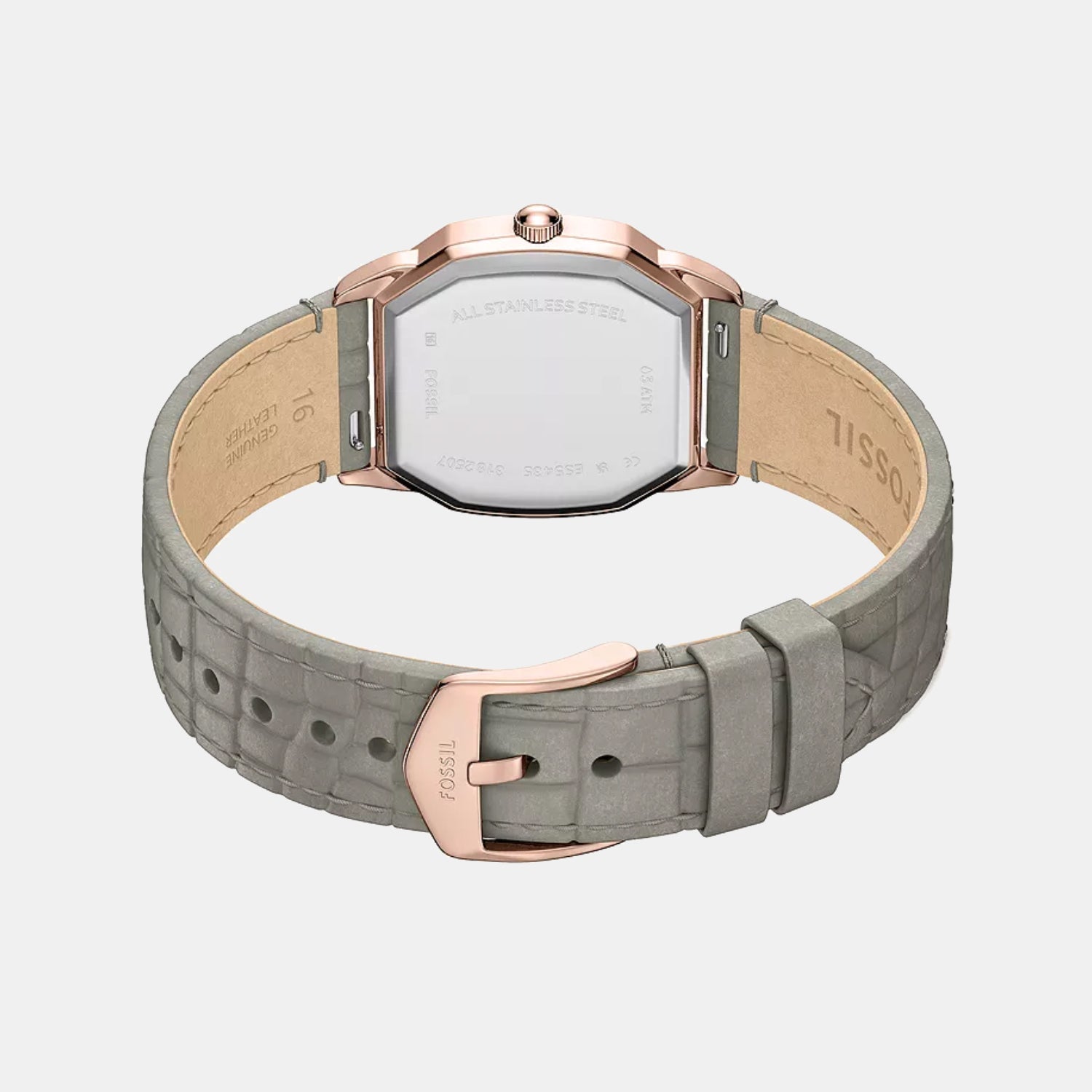 Harlow Women Quartz Cream Dial Analog Leather Watch ES5435