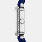 Raquel Women Quartz Silver Dial Analog Fabric Watch ES5436