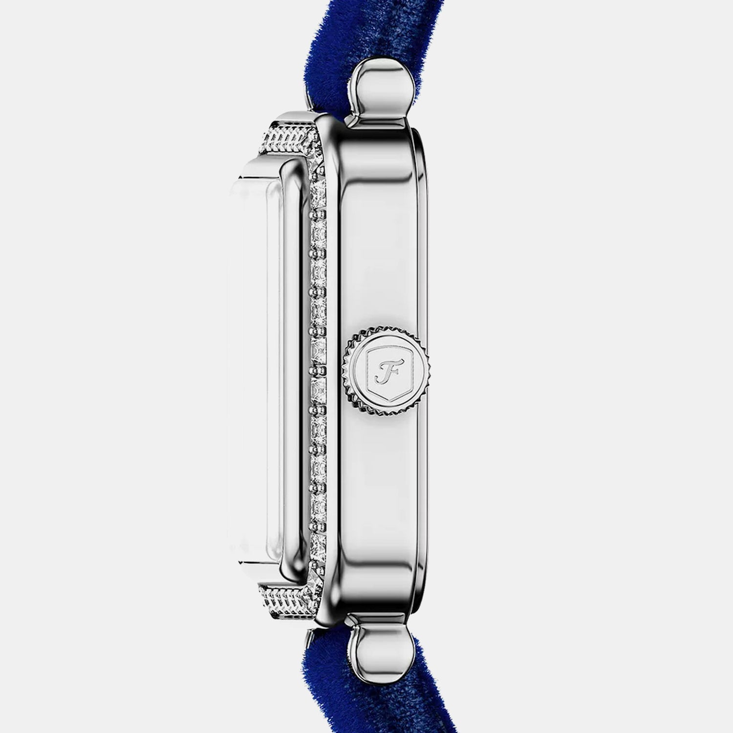 Raquel Women Quartz Silver Dial Analog Fabric Watch ES5436