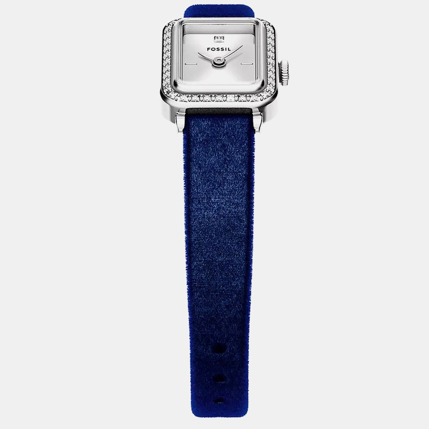 Raquel Women Quartz Silver Dial Analog Fabric Watch ES5436