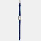 Raquel Women Quartz Silver Dial Analog Fabric Watch ES5436