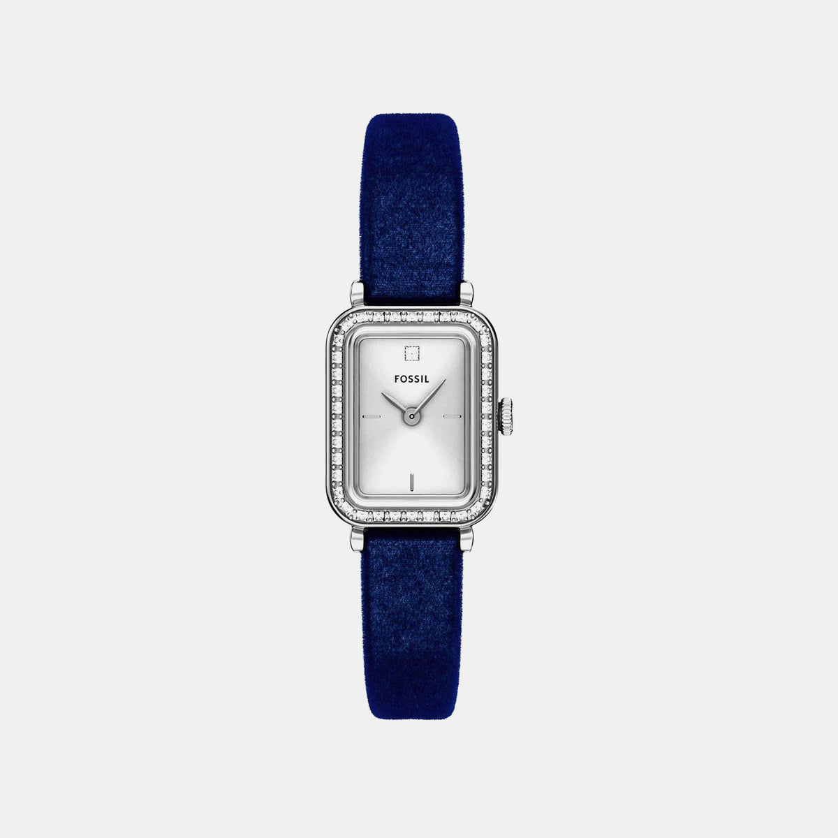 Raquel Women Quartz Silver Dial Analog Fabric Watch ES5436