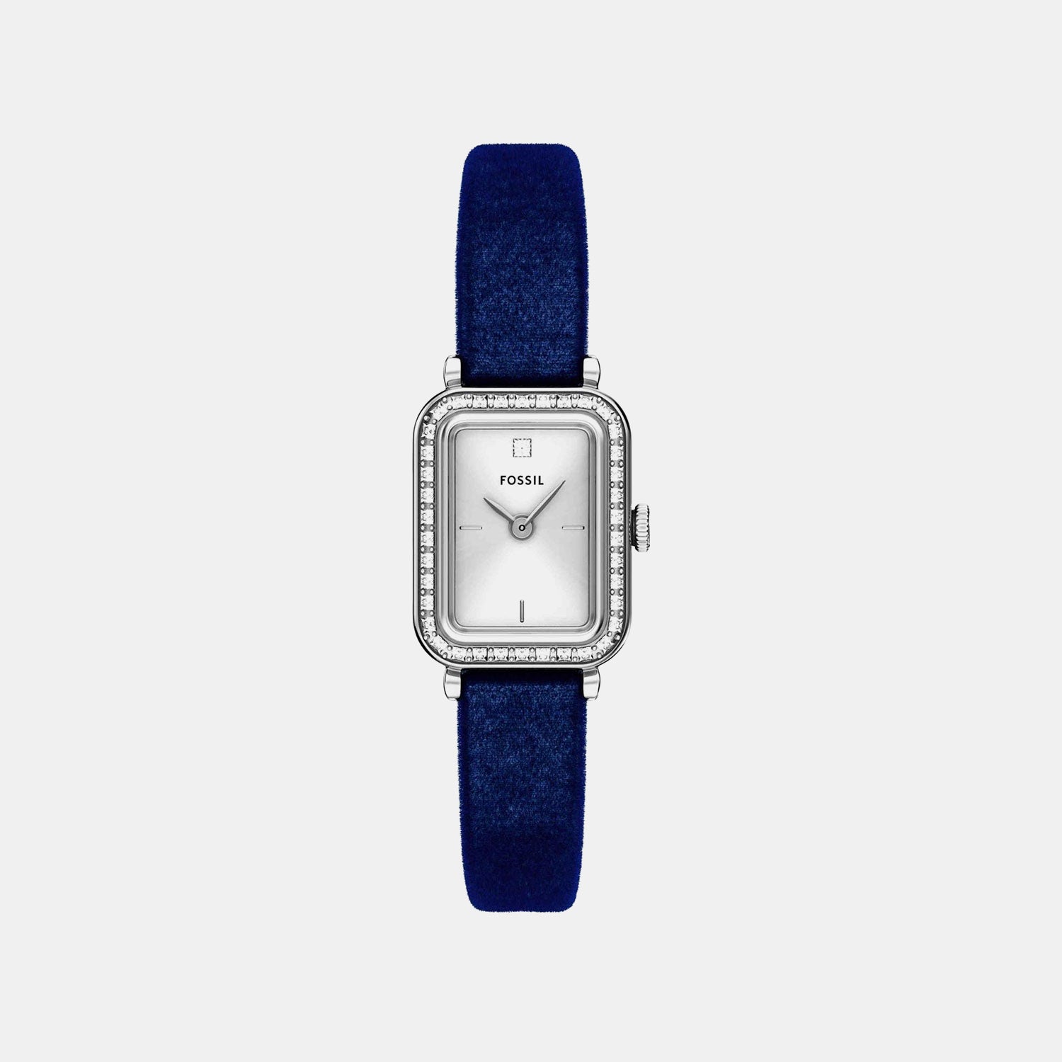 Raquel Women Quartz Silver Dial Analog Fabric Watch ES5436