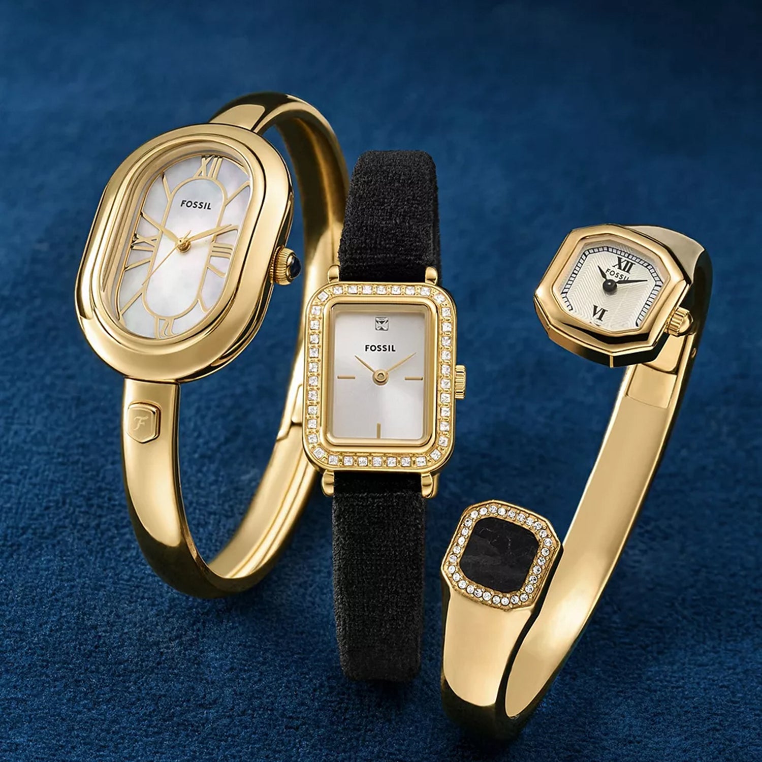 Raquel Women Quartz Silver Dial Analog Fabric Watch ES5437