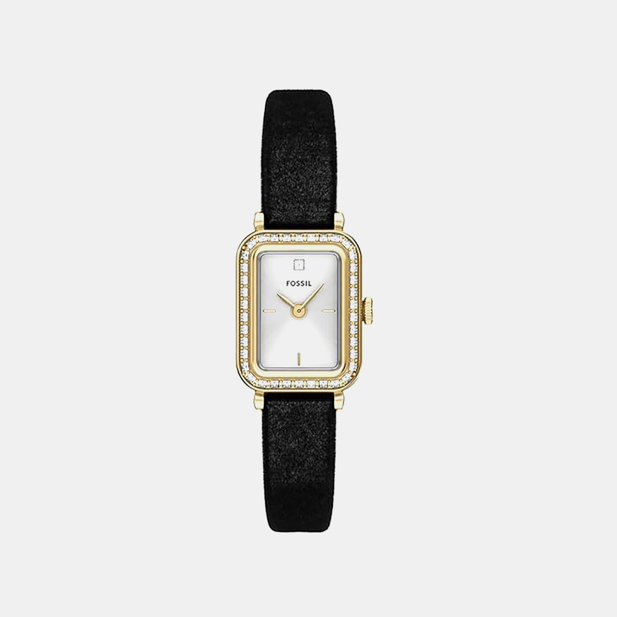 Raquel Women Quartz Silver Dial Analog Fabric Watch ES5437