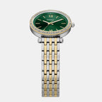 Carlie Women Quartz Green Dial Analog Stainless Steel Watch ES5439