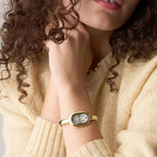 Sloan Women Quartz Mother of Pearl Dial Analog Stainless Steel Watch ES5444