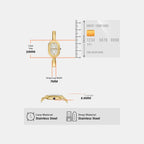 Sloan Women Quartz Mother of Pearl Dial Analog Stainless Steel Watch ES5444