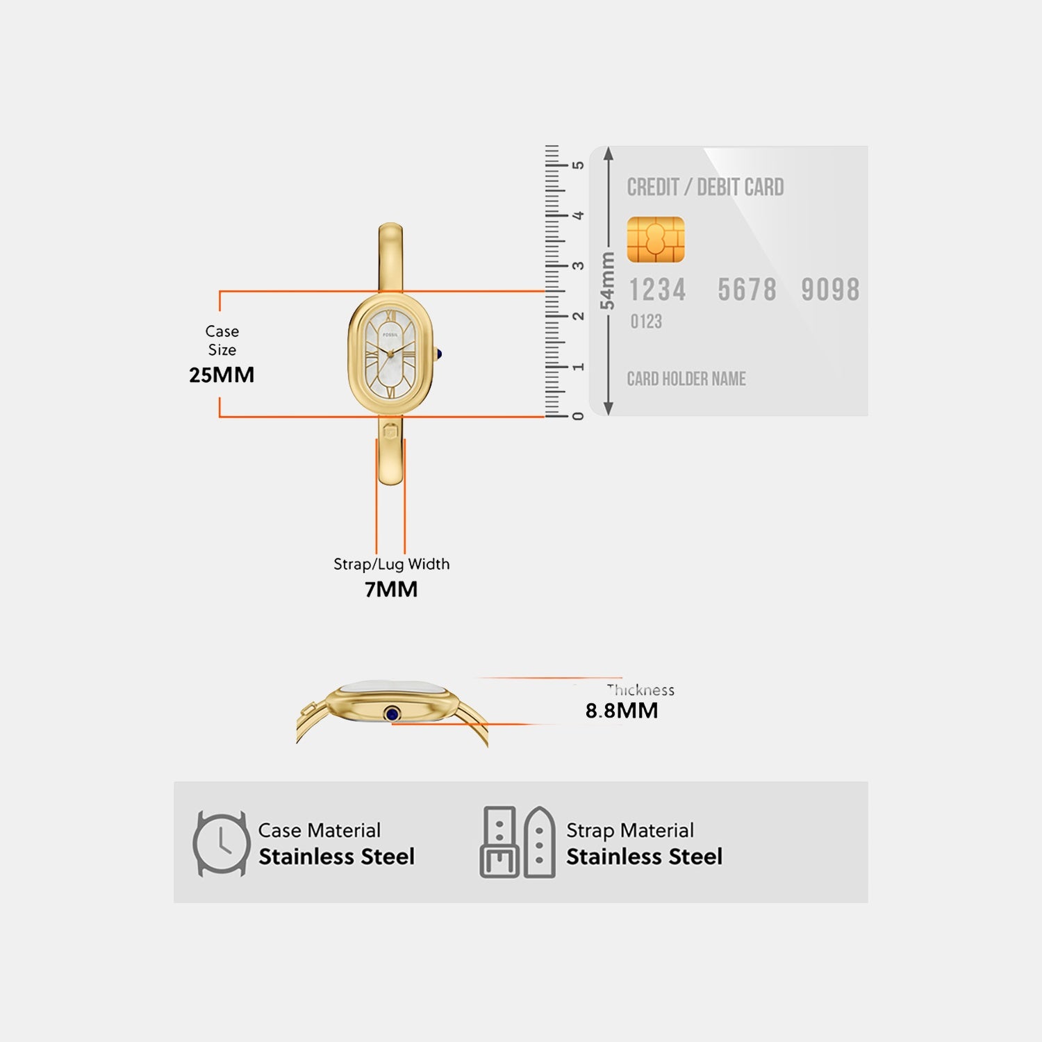 Sloan Women Quartz Mother of Pearl Dial Analog Stainless Steel Watch ES5444