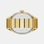 Harlow Watch Ring Women Quartz Cream Dial Analog Stainless Steel Watch ES5446