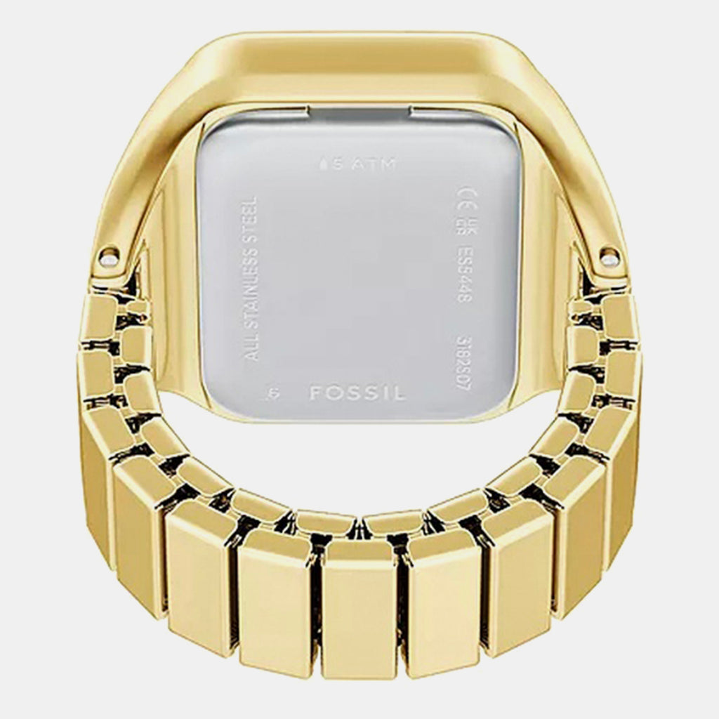 Raquel Watch Ring Women Quartz Green Dial Analog Stainless Steel Watch ES5448