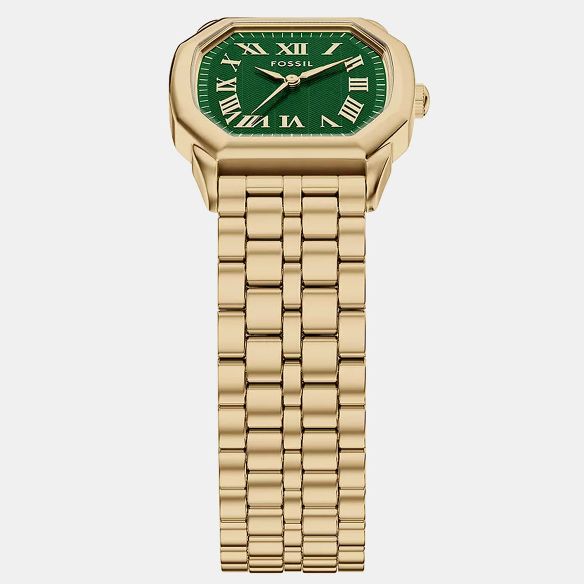 Harlow Women Quartz Green Dial Analog Stainless Steel Watch ES5451