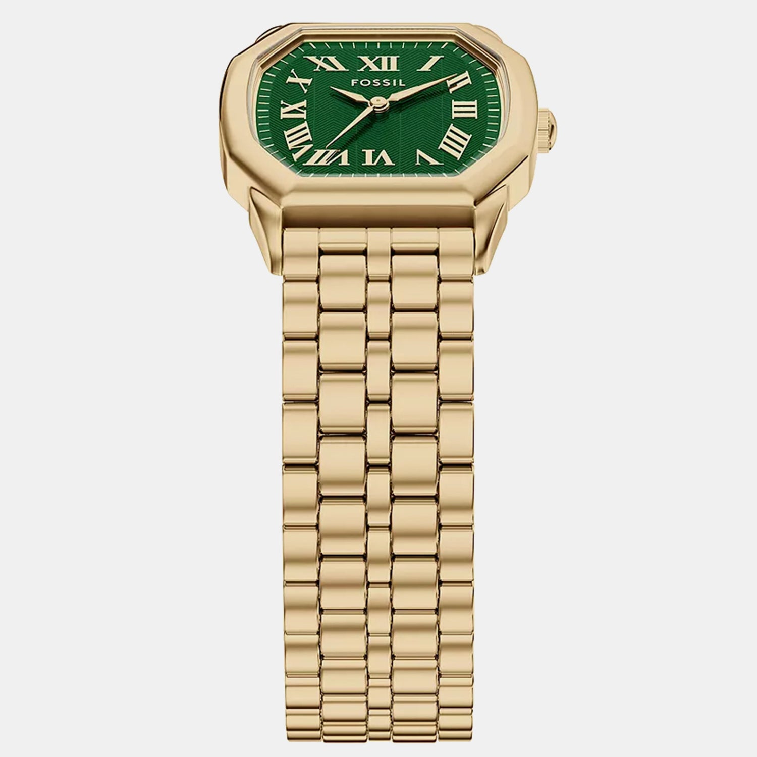 Harlow Women Quartz Green Dial Analog Stainless Steel Watch ES5451