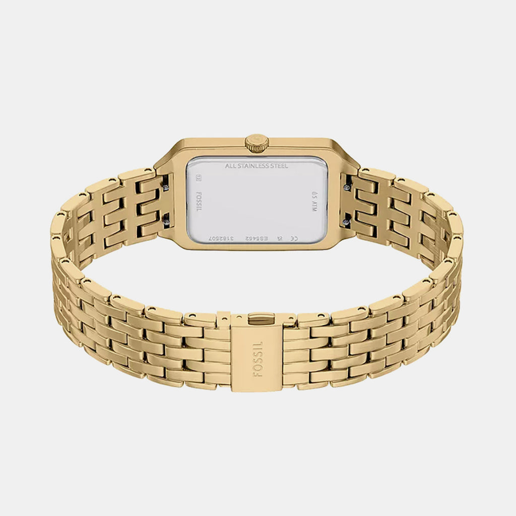 Raquel Women Quartz Green Dial Analog Stainless Steel Watch ES5452