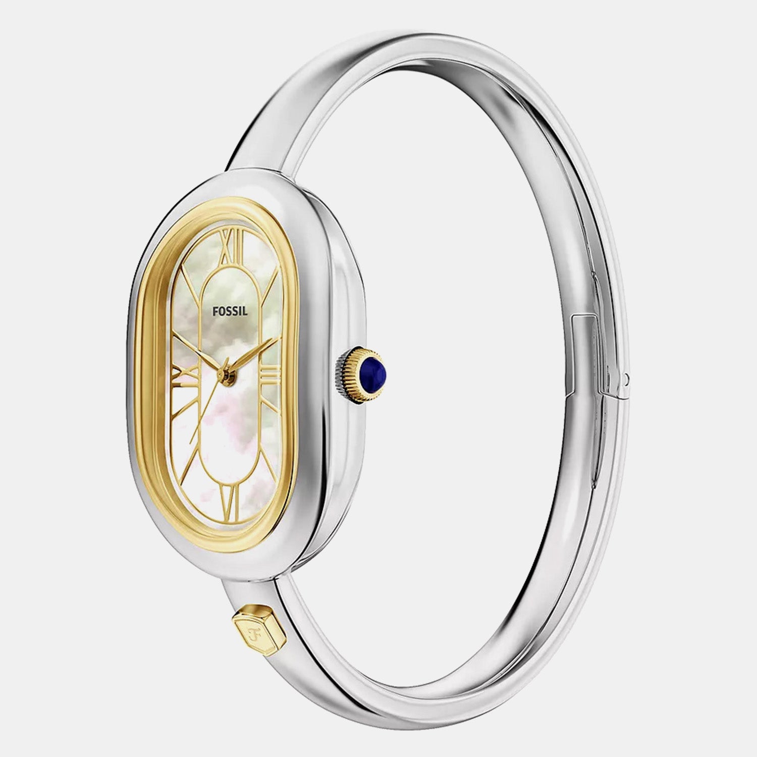 Sloan Women Quartz Mother Of Pearl Dial Analog Stainless Steel Watch ES5455