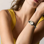 Sloan Women Quartz Mother Of Pearl Dial Analog Stainless Steel Watch ES5455