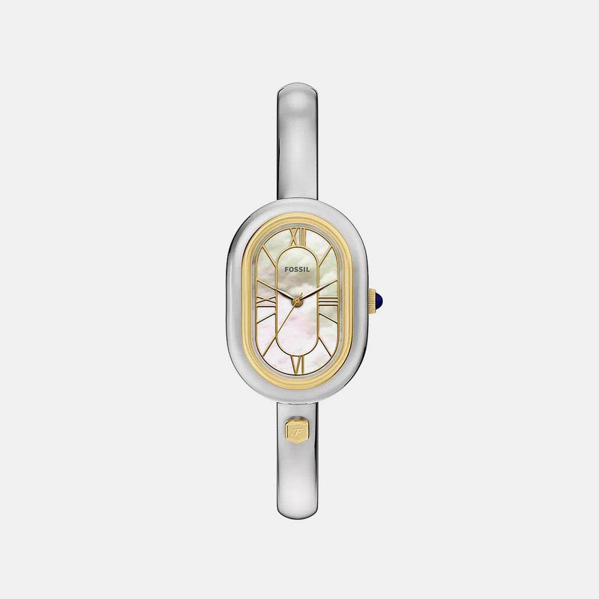 Sloan Women Quartz Mother Of Pearl Dial Analog Stainless Steel Watch ES5455