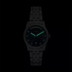 Scarlette Women Quartz Blue Dial Analog Stainless Steel Watch ES5457