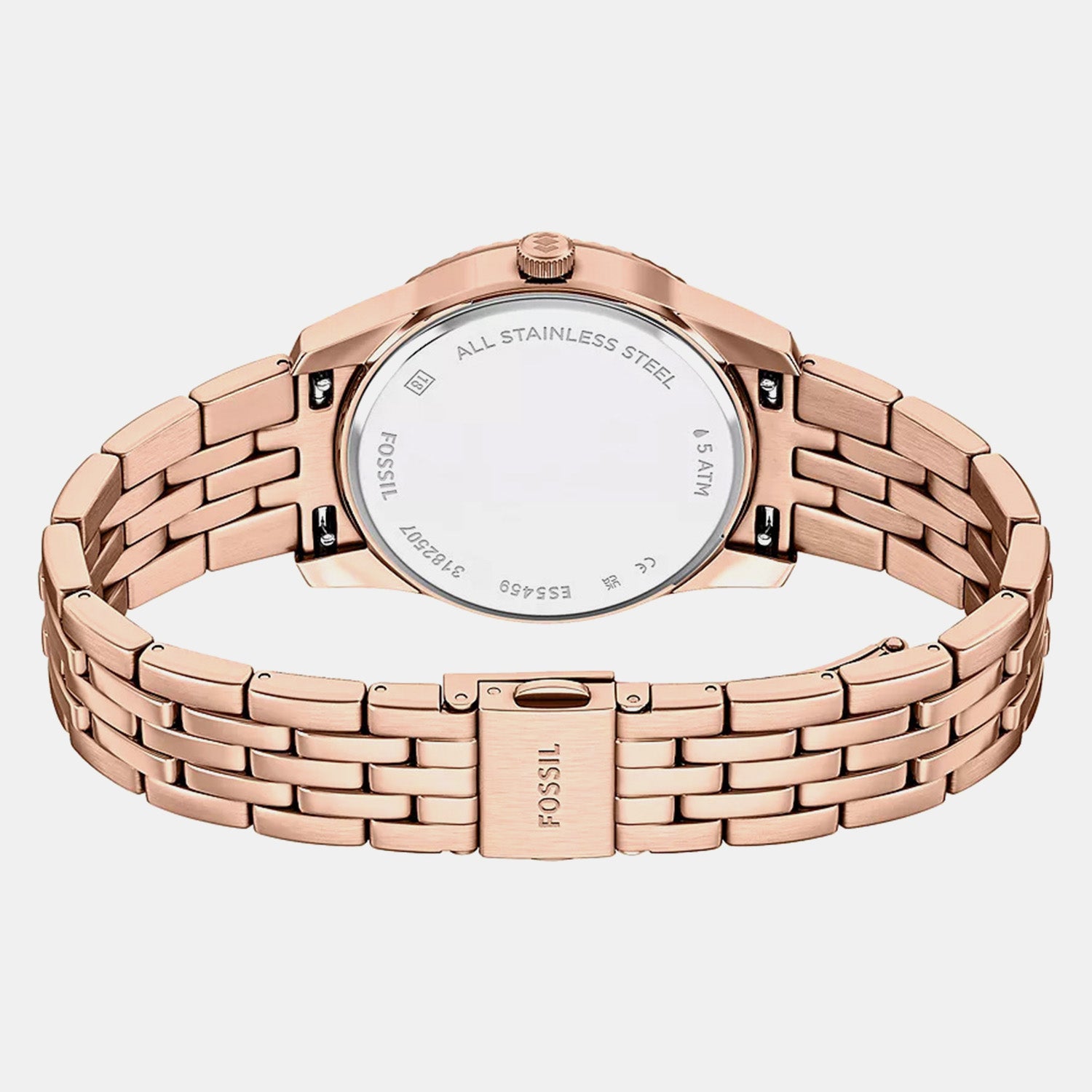 Scarlette Women Quartz Grey Dial Analog Stainless Steel Watch ES5459