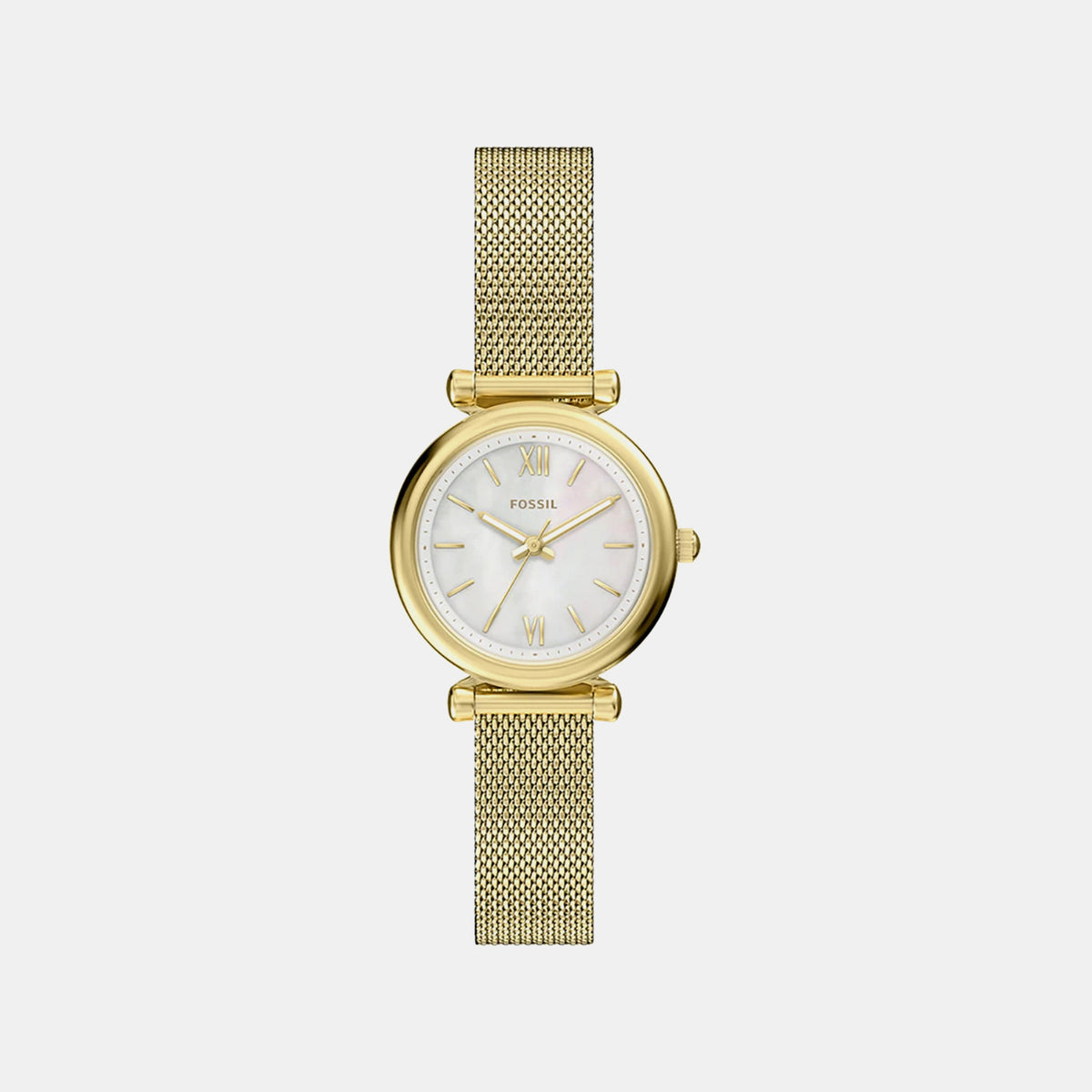 Carlie Women Quartz Mother Of Pearl Dial Analog Mesh Watch ES5462