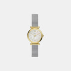 Carlie Women Quartz Mother Of Pearl Dial Analog Mesh Watch ES5463
