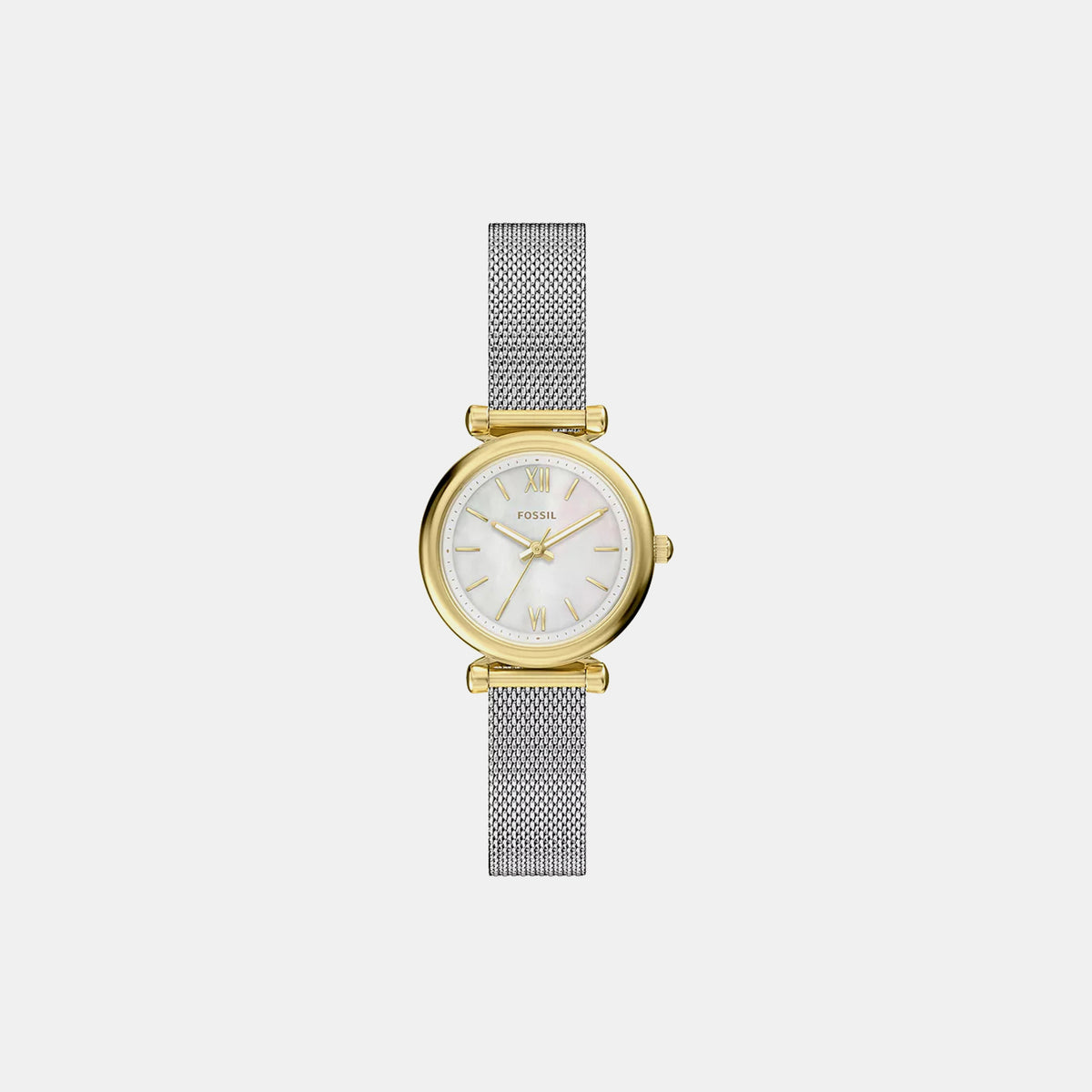 Carlie Women Quartz Mother Of Pearl Dial Analog Mesh Watch ES5463