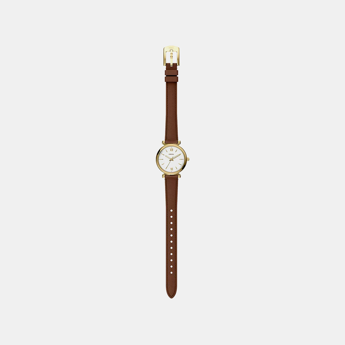 Carlie Women Quartz White Dial Analog Leather Watch ES5464