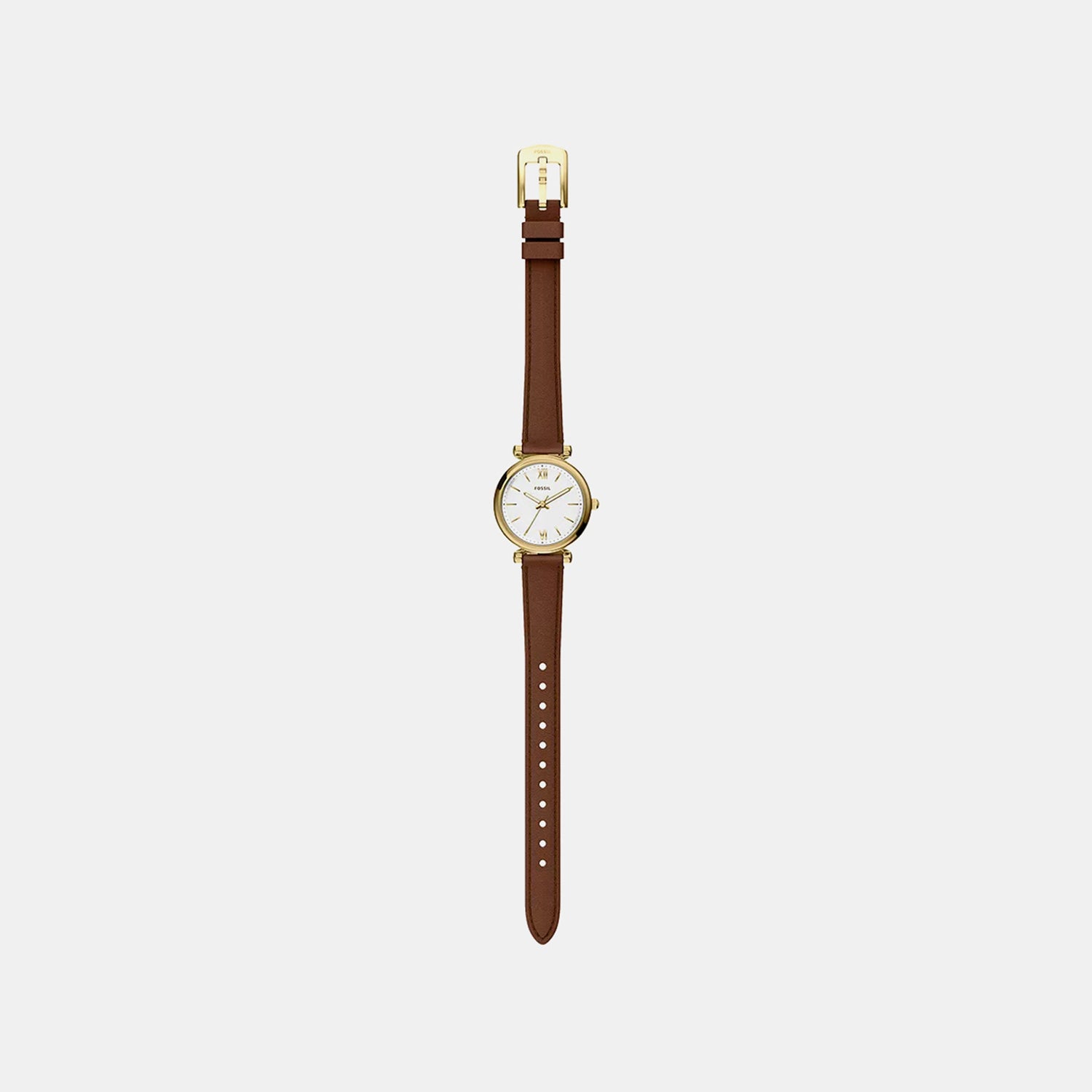 Carlie Women Quartz White Dial Analog Leather Watch ES5464