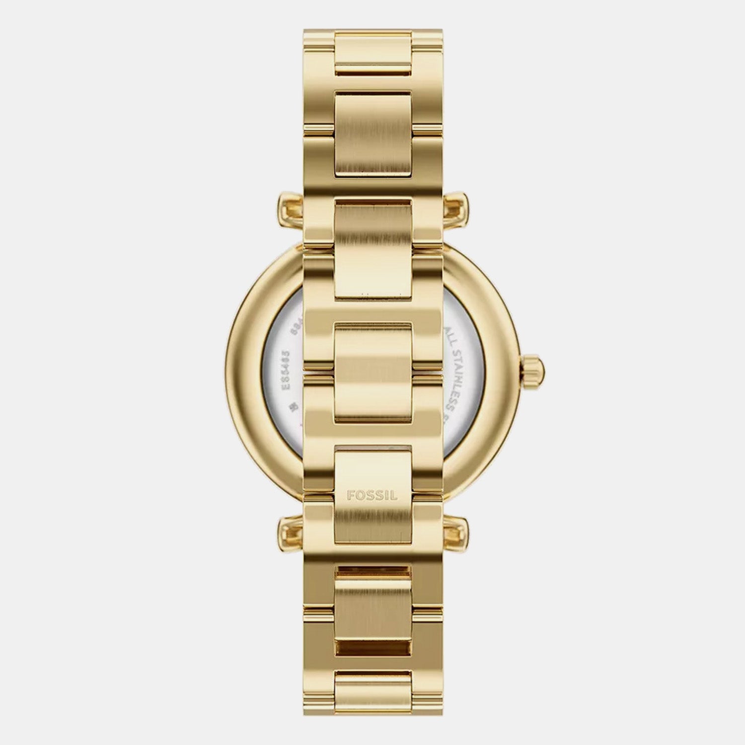 Carlie Women Quartz Gold Dial Analog Stainless Steel Watch ES5465