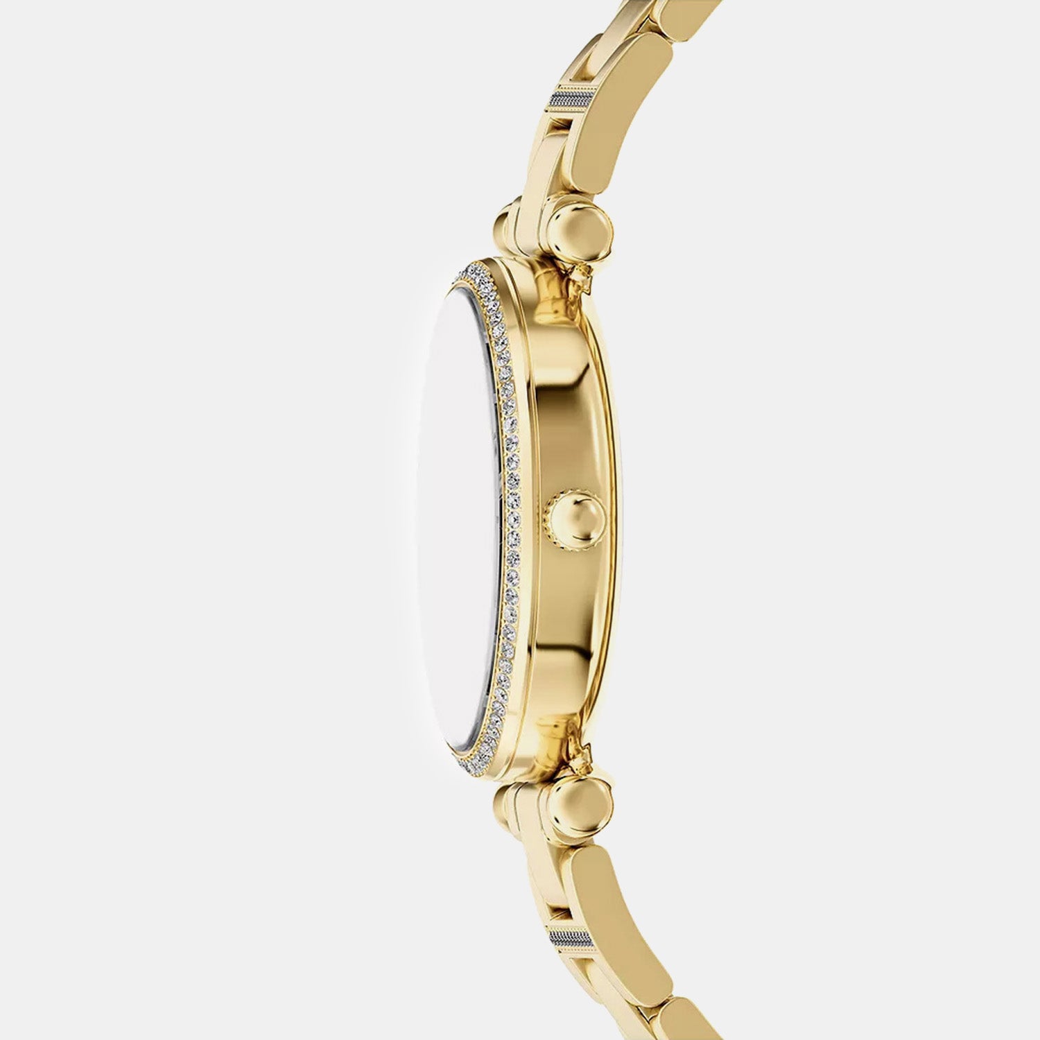 Carlie Women Quartz Gold Dial Analog Stainless Steel Watch ES5465