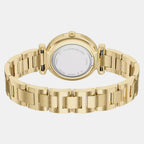 Carlie Women Quartz Gold Dial Analog Stainless Steel Watch ES5465