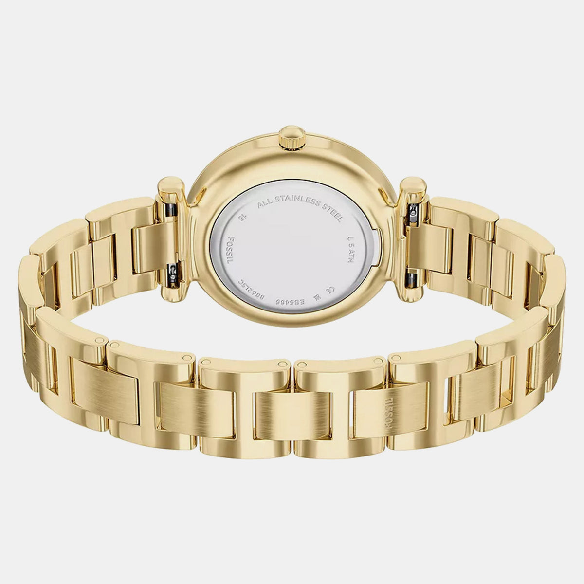 Carlie Women Quartz Gold Dial Analog Stainless Steel Watch ES5465