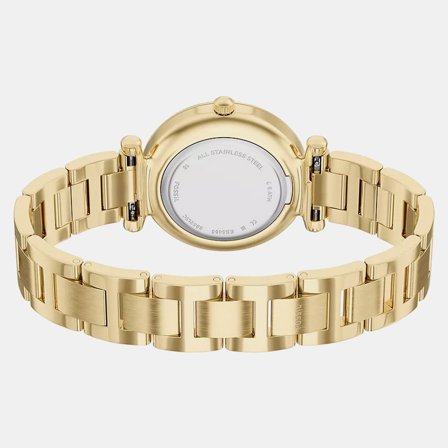 Carlie Women Quartz Gold Dial Analog Stainless Steel Watch ES5465