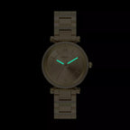 Carlie Women Quartz Gold Dial Analog Stainless Steel Watch ES5465
