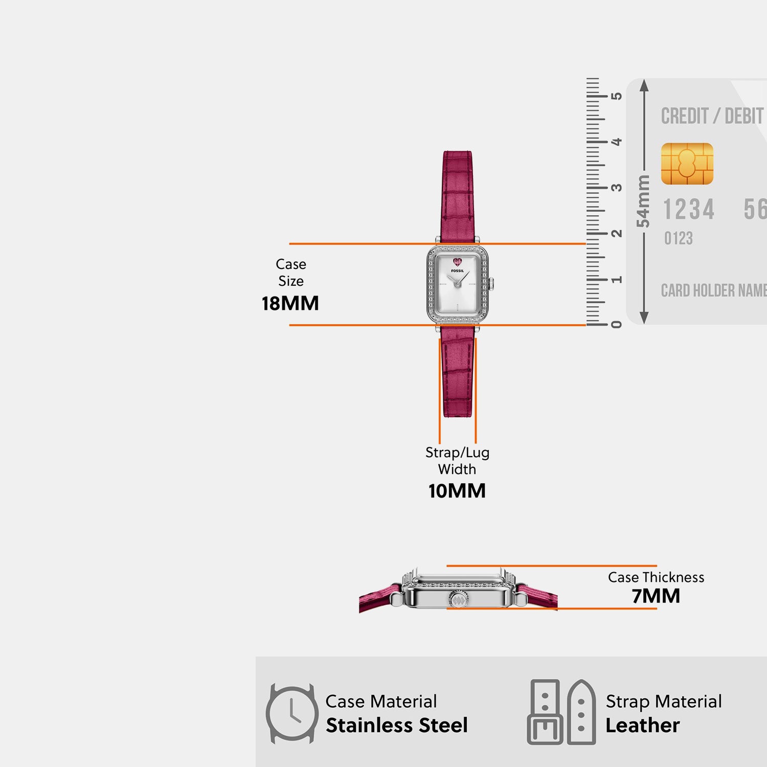 Raquel Women Quartz Silver Dial Analog Leather Watch ES5466